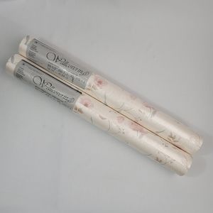 (2) Vtg Collins + Aikman Wallcoverings Floral LR 3043 Wallpaper Roll